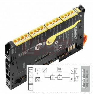 UR20-8DI-PN-FSOE-V2 Modul vzdálených I/O, IP20, Bezpečnost, Digitální signály, 8kanálové (2464600000)