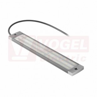 WIL-STANDARD-1.5-SCREW-SW-WHI svítidlo 42xLED, 24VDC, 8,5W, 6500K, 711 lm, úh.vyzař. 40°, kabel ČE PUR 2x0,34mm2 L=1,5m, IP67, IK05, švh 240x8x40mm, tělo elox.hliník,  provoz.teplota -20 až 60°C, živ. 40 000h, montáž 2x pr.6,5mm rozteč 225mm (2527880000)