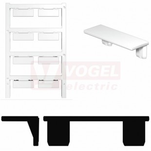ESG 9/26 SCM-I MC NE WS štítek MultiCard pro potisk, 9x26mm, bílý, reléová základna SCM-I, PA66 (2558330000)