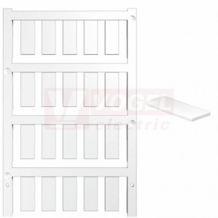 ESG 8/20 K MC NE WS štítek MultiCard pro potisk, 8x20mm, bílý, Weidmueller, PA66, u-remote IP67 PROFIBUS, PROFINET (2558360000)