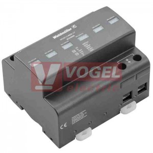 VPU AC I 3 440/25 LCF přepěťová ochrana typ 1+2 (L1-L2-L3/PE(N)), I imp 25kA (10/350µs), 25kA/100kA (8/20µs), Uc 440V, bez dálk.signalizace (2619160000)