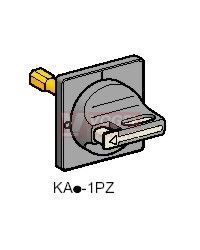 KAD1PZ Vario Ovládač ČE/ČE 60x60mm uzamyk., montáž otvor pr.22mm  pro VN12,20 a V02-V2