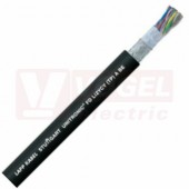 Unitronic FD Li2YCY (TP) A BE  1x2x0,34mm2 kabel datový párový stíněný, barevné žíly podle DIN 47100, černý vnější plášť z PVC, použití do ener.řetezů RAL9005 (0031396)