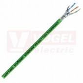 ETHERLINE PN CAT.7 Y FLEX 4x2x23/7AWG kabel pro průmysl.Ethernet Cat.7 třídy F, pro pohyblivé použití, PROFINET typ B, zelený (RAL6018), vnější plášť z PVC, stíněný CU opletem a AL kašírovanou plast.folií (2170597)