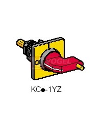 KCC1YZ Vario Ovládač RU/ŽL 45x45mm uzamyk., montáž otvor pr.22mm  pro VN12,20 a V02-V2
