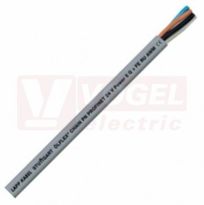 Ölflex CHAIN PN 5G 0,75 kabel vysoce flexibilní do energet.řetězu, šedý vnější plášť z PVC, barvy žil MO,HN,ČE,BÍ, ŠE, kompatibilní s PROFINET, cert.Sev.Amer. (1026792)