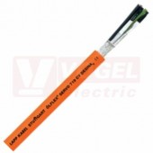 Ölflex Servo 719 CY  600/1000V  4G 1,0 + (2x1,0) stíněný servokabel pro pevnou instalaci, s certifikací UL/cUL AWM, oranžový vnější plášť z PVC, napájecí žíly ČE číslované se ze/žl, žíly k servu jednopárové stíněné če+bí nebo hnědá+bí (1020044)