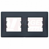 SDN5810670 Rámeček IP44 dvojnásobný, horizontální, graphite