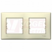 SDN5810647 Rámeček IP44 dvojnásobný, horizontální, beige