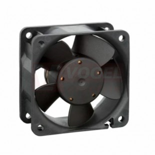 612NH Axiální ventilátor DC 60 x 60 x 25.4mm 43m3/h 1.8W 12 V DC