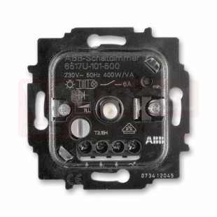 2CKA006517A0018 Přístroj otočného stmívače s tlačítkovým spínačem (6517 U-101-500); 6517 U-101-500 - Swimg (L), Tango, Levit (M), Neo, Element, Time (Arbo)…