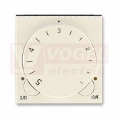 3292H-A10101 17 Termostat univerzální s otočným nastavením teploty (ovl. jednotka); slonová kost/bílá - Levit, Levit M