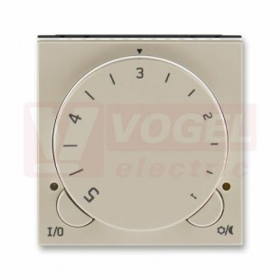 3292H-A10101 18 Termostat univerzální s otočným nastavením teploty (ovl. jednotka); macchiato/bílá - Levit, Levit M