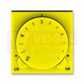 3292H-A10101 64 Termostat univerzální s otočným nastavením teploty (ovl. jednotka); žlutá/kouřová černá - Levit, Levit M