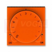 3292H-A10101 66 Termostat univerzální s otočným nastavením teploty (ovl. jednotka); oranžová/kouř. černá - Levit, Levit M