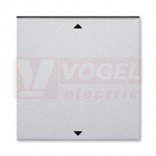 3299H-A00110 70 Kryt spínače žaluziového Busch-Jalousiecontrol II, s krátkocest. ovl.; titanová/kouř. černá - Levit, Levit M