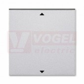 3299H-A00110 70 Kryt spínače žaluziového Busch-Jalousiecontrol II, s krátkocest. ovl.; titanová/kouř. černá - Levit, Levit M