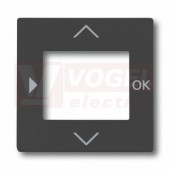 2CKA006430A0303 Kryt termostatu se spínacími hodinami, časovače nebo ovladače Busch-Timer, snímače kvality vzduchu; antracitová; 6435-81 - Future linear, Solo, Solo carat