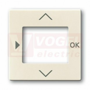 2CKA006430A0304 Kryt termostatu se spínacími hodinami, časovače nebo ovladače Busch-Timer, snímače kvality vzduchu; slonová kost; 6435-82 - Future linear, Solo, Solo carat