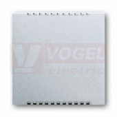 2CKA006599A2885 Kryt modulu stmívacího výkonového nebo termostatu komerčního; hliníková stříbrná; 6541-83 - Future linear