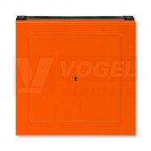 3559H-A00700 66 Kryt spínače kartového; oranžová/kouř. černá - Levit, Levit M