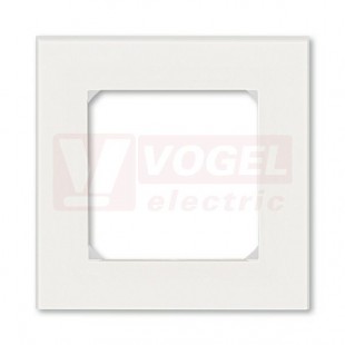 3901H-A05010 68 Rámeček jednonásobný; perleťová/ledová bílá - Levit, Levit M