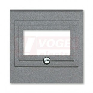 5014H-A00040 69 Kryt zásuvky reproduktorové, komunikační přímé nebo přístroje USB; ocelová - Levit, Levit M
