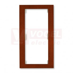 3901F-A50121 53J Rámeček dvojnásobný, svislý; mahagon - Time Arbo