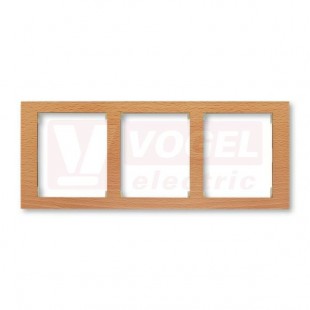 3901F-A50130 51J Rámeček trojnásobný, vodorovný; olše - Time Arbo