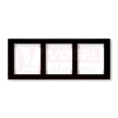 3901F-A50130 54J Rámeček trojnásobný, vodorovný; wenge - Time Arbo