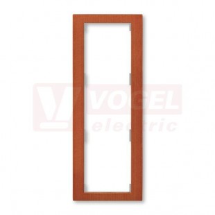 3901F-A50131 52J Rámeček trojnásobný, svislý; třešeň - Time Arbo