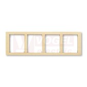 3901F-A50140 50J Rámeček čtyřnásobný, vodorovný; přírodní javor - Time Arbo