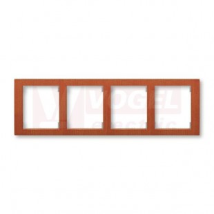 3901F-A50140 52J Rámeček čtyřnásobný, vodorovný; třešeň - Time Arbo