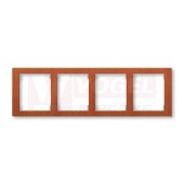 3901F-A50140 52J Rámeček čtyřnásobný, vodorovný; třešeň - Time Arbo