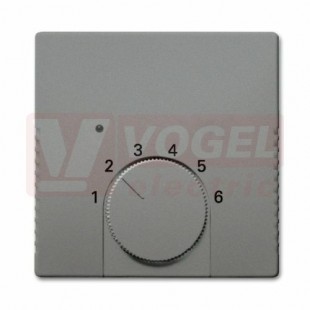 2CKA001710A4012 Kryt termostatu pro topení/ chlazení; metalická šedá; 1795 HK-803, Solo, Solo carat