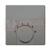 2CKA001710A4012 Kryt termostatu pro topení/ chlazení; metalická šedá; 1795 HK-803, Solo, Solo carat