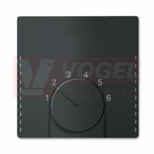 2CKA001710A4020 Kryt termostatu pro topení/ chlazení; mechová černá; 1795 HK-885 - Future linear