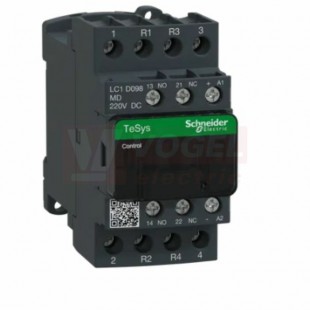 LC1D09B7      Stykač 3P 9A AC-3,  24V AC, pom.kont. 1"Z"+1"V" šroub.svorky