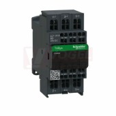 LC1D123BD      Stykač 3P 12A AC-3, 24V DC, pom.kont. 1"Z"+1"V" pruž.svorky, cívka s rozšíř.rozsahem a odruš.modulem