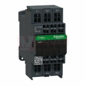 LC1D123BL      Stykač 3P 12A AC-3, 24V DC, pom.kont. 1"Z"+1"V" pruž.svorky, 2,4 W, cívka s rozšíř.rozsahem a odruš.modulem