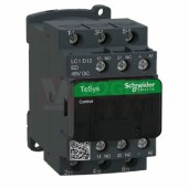 LC1D12ED      Stykač 3P 12A AC-3,  48V DC, pom.kont. 1"Z"+1"V" šroub.svorky, cívka s odruš.modulem
