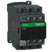 LC1D12FD      Stykač 3P 12A AC-3, 110V DC, pom.kont. 1"Z"+1"V" šroub.svorky, cívka s odruš.modulem