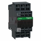 LC1D183BD     Stykač 3P 18A AC-3,  24V DC, pom.kont. 1"Z"+1"V" pruž.svorky, cívka s rozšíř.rozsahem a odruš.modulem