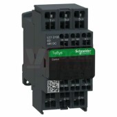 LC1D183ED     Stykač 3P 18A AC-3,  48V DC, pom.kont. 1"Z"+1"V" pruž.svorky, cívka s rozšíř.rozsahem a odruš.modulem