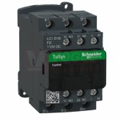 LC1D18FD      Stykač 3P 18A AC-3, 110V DC, pom.kont. 1"Z"+1"V" šroub.svorky, cívka s odrušovacím modulem