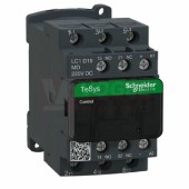 LC1D18MD      Stykač 3P 18A AC-3, 220V DC, pom.kont. 1"Z"+1"V" šroub.svorky, cívka s odrušovacím modulem