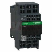 LC1D253BD     Stykač 3P  25A AC-3, 24V DC, pom.kont. 1"Z"+1"V" pruž.svorky, cívka s odrušovacím modulem