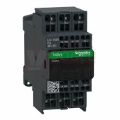 LC1D323ED     Stykač 3P 32A AC-3,  48V DC, pom.kont. 1"Z"+1"V" pruž.svorky, cívka s odrušovacím modulem