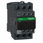 LC1D38BL      Stykač 3P 38A AC-3,  24V DC, pom.kont. 1"Z"+1"V" šroub.svorky, 2,4 W, cívka s odrušovacím modulem