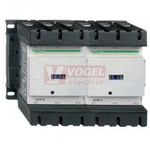 LC2D150F7     Stykač reverzační 3P 150A AC-3, 110V AC, pom.kont. 1"Z"+1"V" šroub.svorky